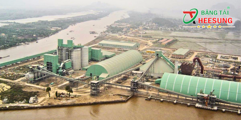 Cung cấp băng tải cao cấp Heesung cho nhà máy xi măng Phúc Sơn