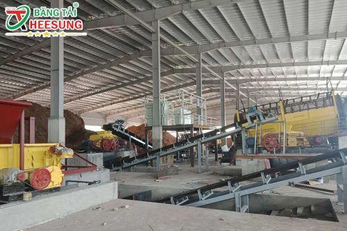 băng tải cao su phế liệu