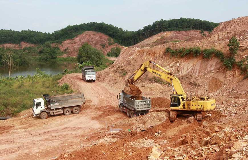 nguồn vật liệu san lấp mặt bằng