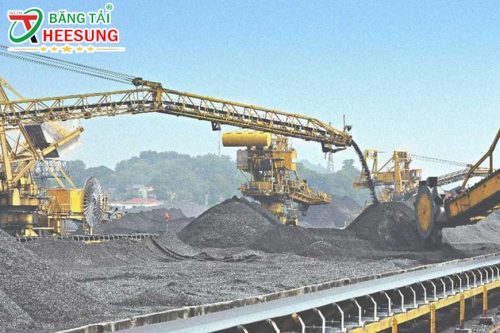 xây dựng băng tải vận chuyển than