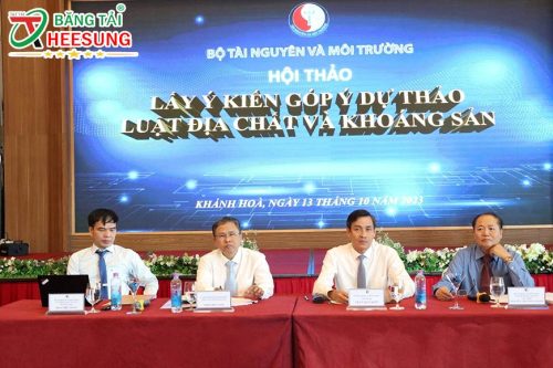 Dự thảo Luật Địa chất và Khoáng sản