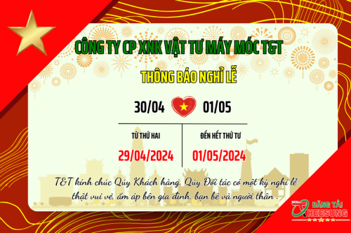 thông báo nghỉ lễ