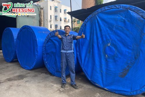 quy trình sản xuất băng tải cao su