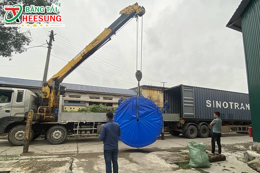 băng tải Heesung trong ngành gỗ