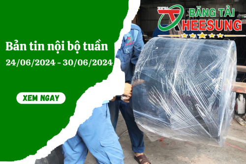 giao băng tải cao su trơn Heesung