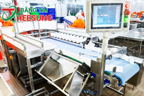 băng tải ra liệu