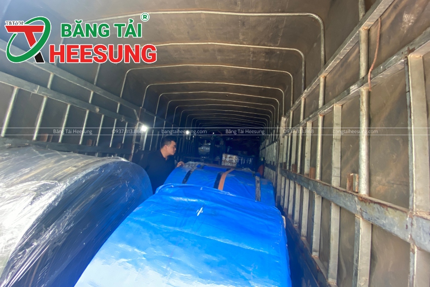 giao băng tải cao su Heesung