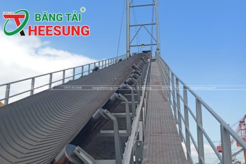 thông số băng tải cao su gân V