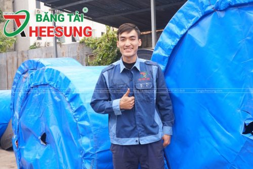 nhập khẩu băng tải cao su