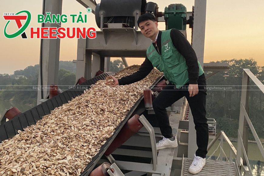 băng tải Heesung ngành gỗ