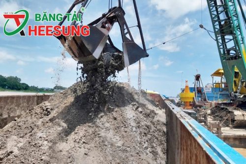 khai thác cát sông