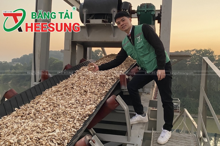 băng tải Heesung ngành gỗ