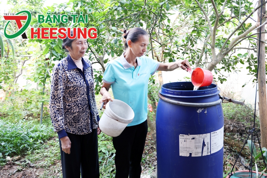 xử lý rác thải hữu cơ bằng men vi sinh