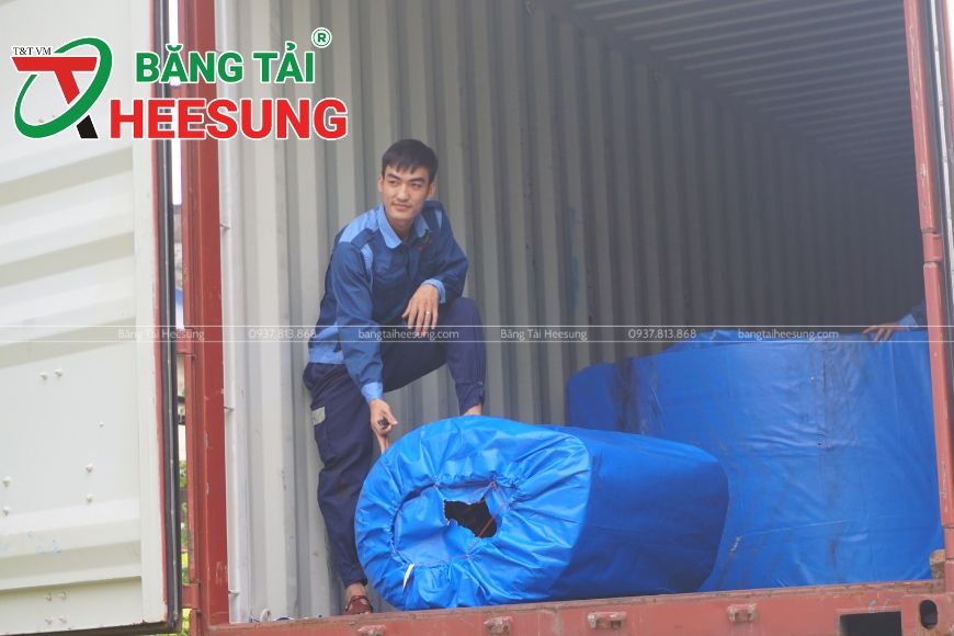 giá băng tải cao su