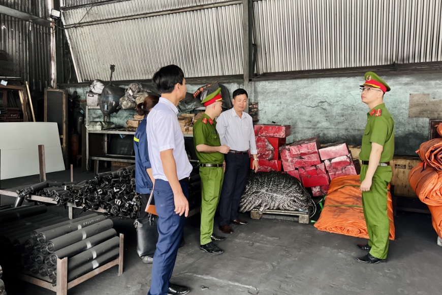 kiểm tra công tác phòng cháy chữa cháy