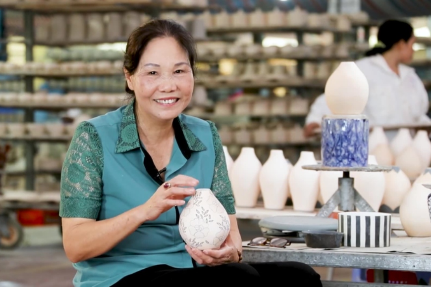 nghệ nhân Hà Thị Vinh