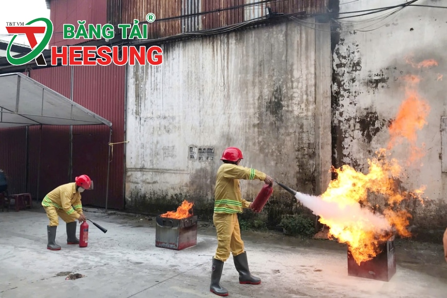 phòng cháy chữa cháy trong sản xuất than