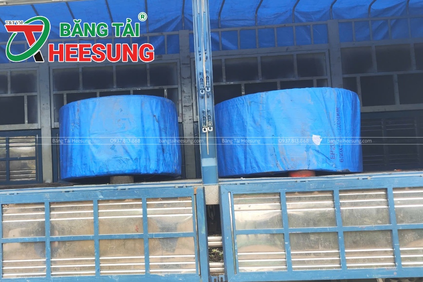 băng tải trong ngành gạo