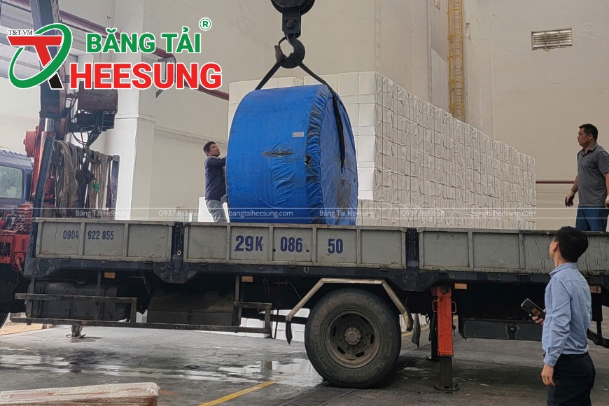 báo giá băng tải cao su trơn