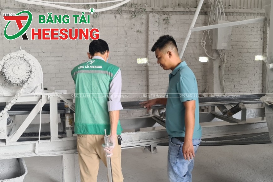 dây chuyền băng tải Heesung