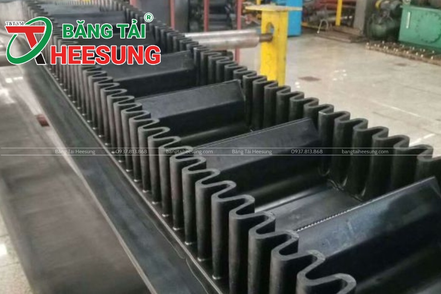 dây băng tải cao su gầu bèo
