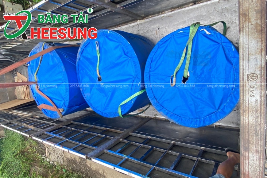 giá băng tải cao su