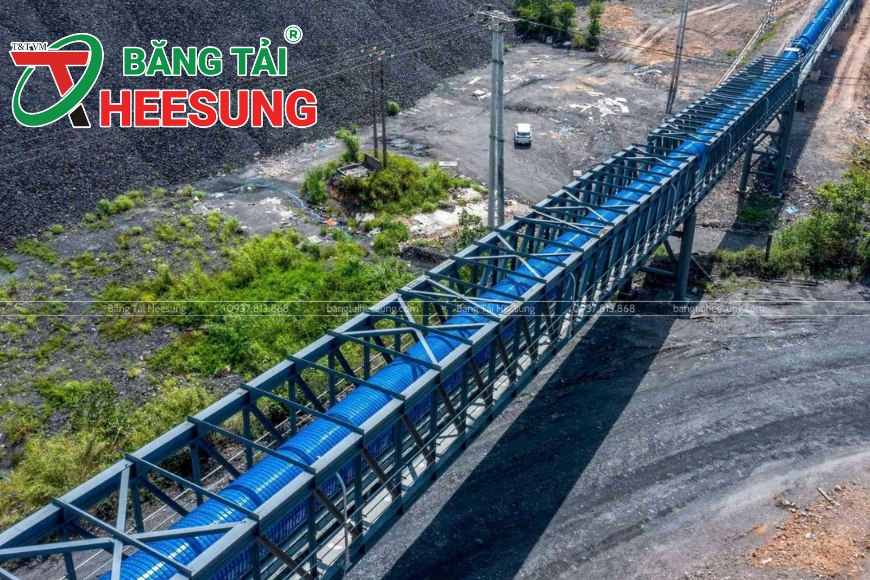 băng tải Heesung trong ngành than