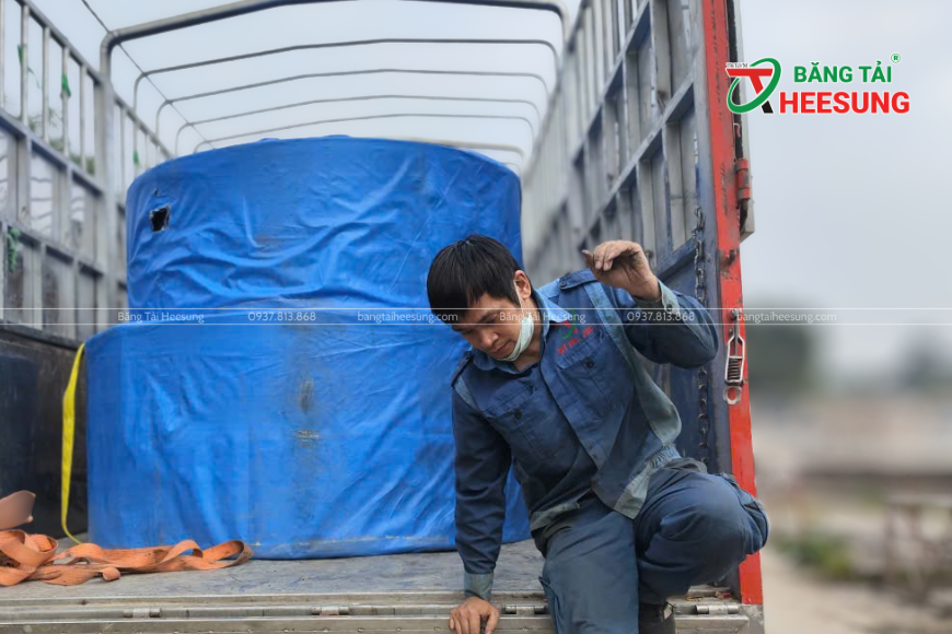 băng tải Heesung trong nông sản