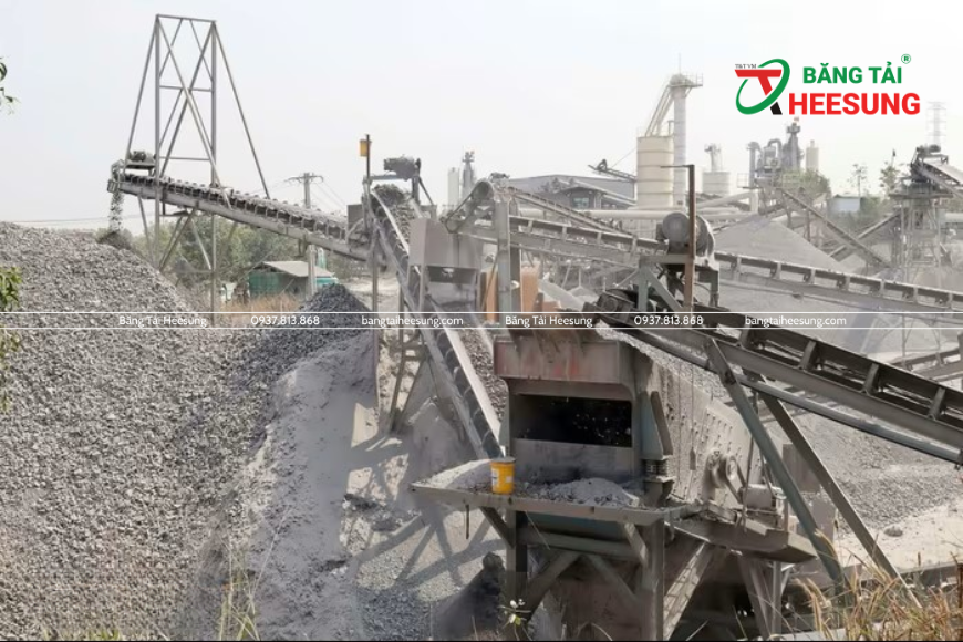 Băng tải khoáng sản Heesung