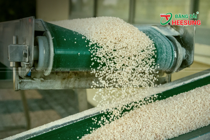 băng tải gạo Heesung
