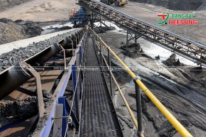 Băng tải khoáng sản Heesung