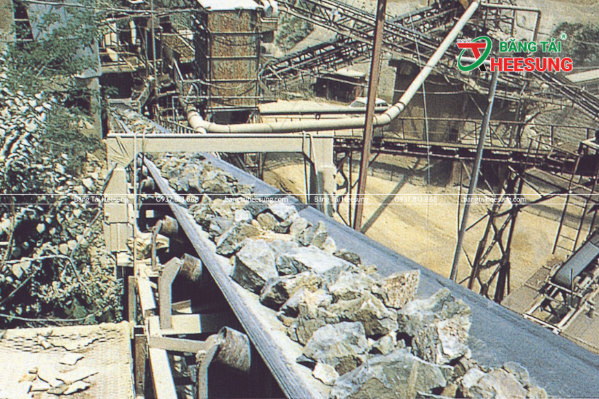 Băng tải khoáng sản Heesung