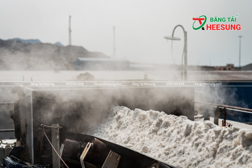 băng tải xi măng Heesung