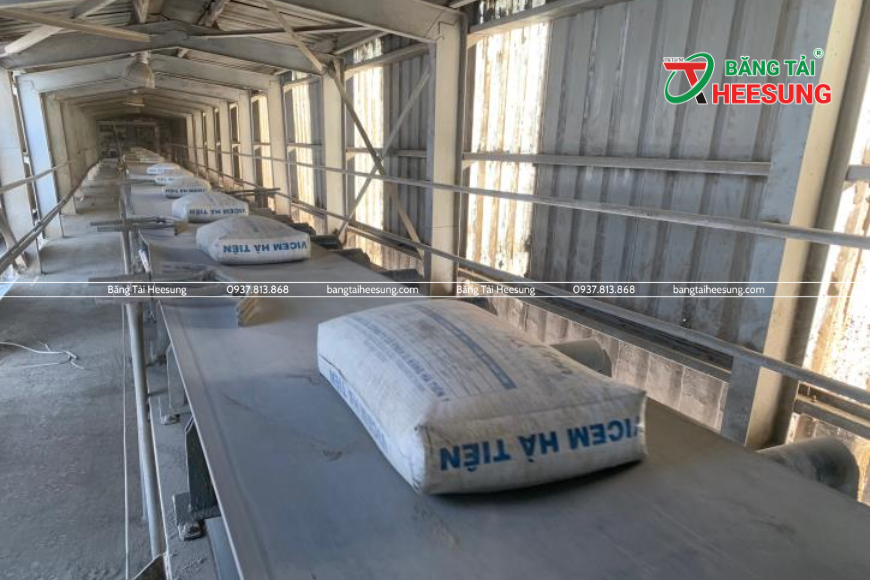 băng tải xi măng Heesung