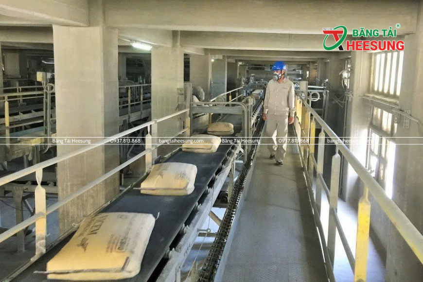 băng tải xi măng Heesung