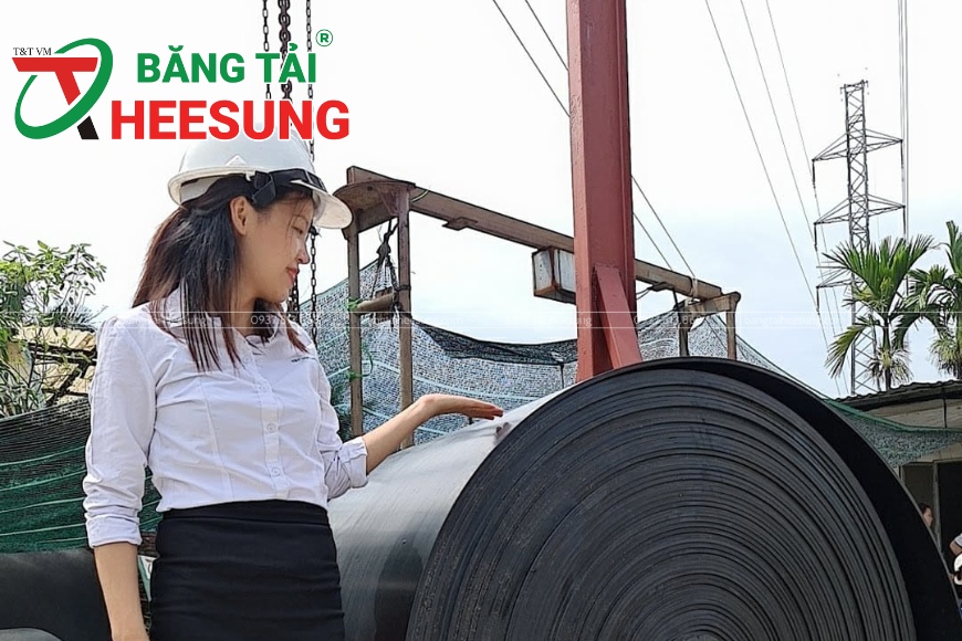 băng tải Heesung ngành giấy