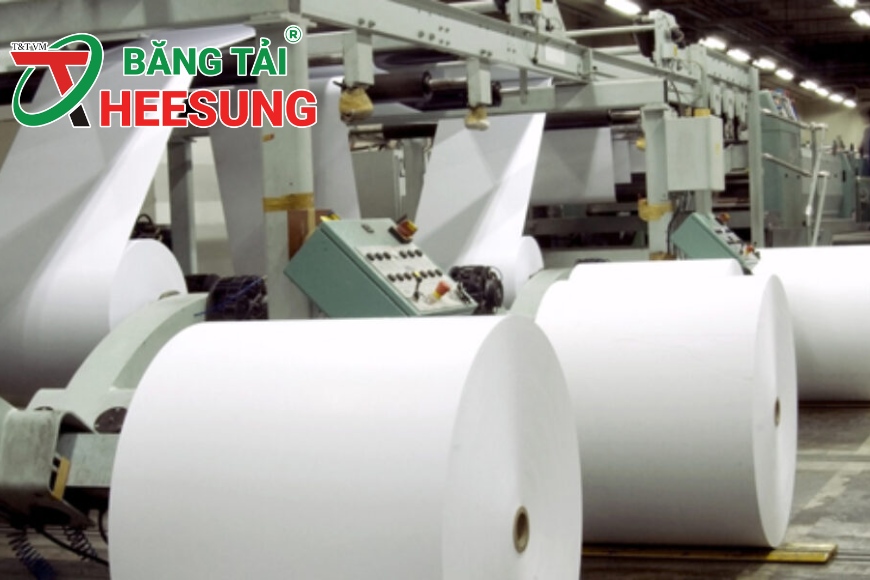 Băng tải công nghiệp cho ngành giấy