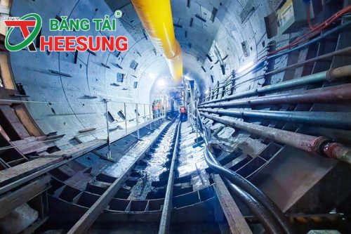 Hệ thống băng tải đào hầm