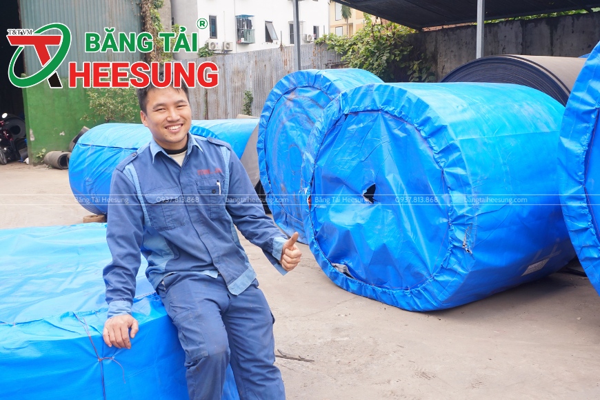 băng tải Heesung ngành khai thác quặng
