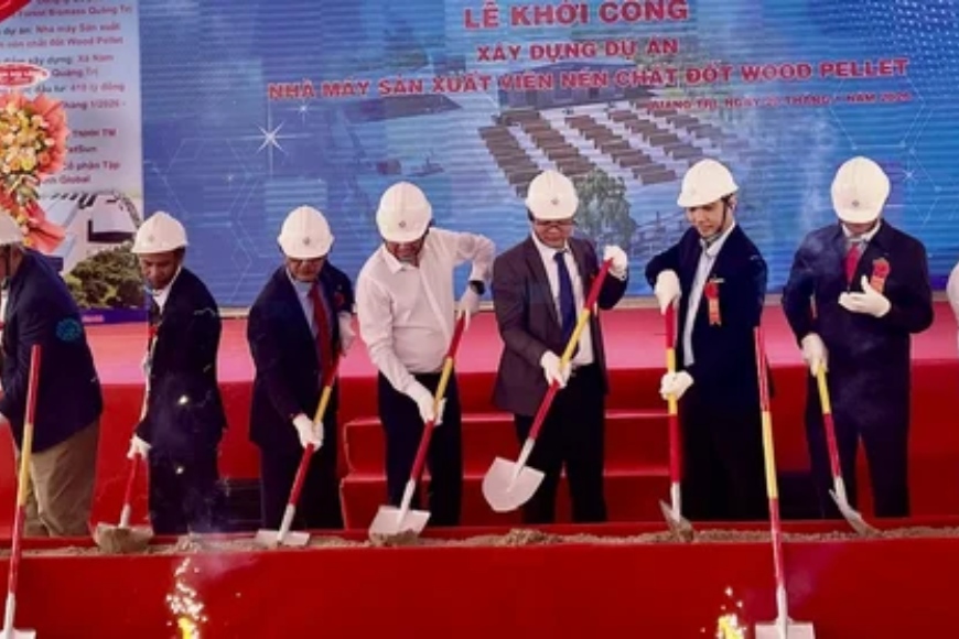 khởi công xây dựng nhà máy