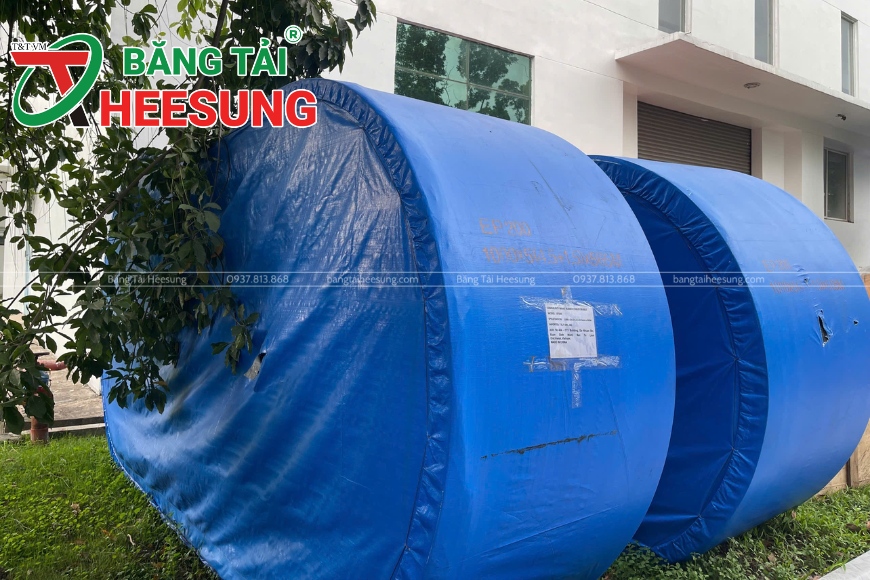 để băng tải theo phương đứng