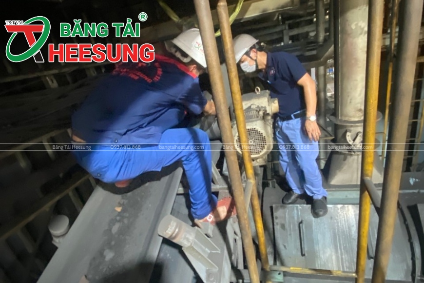 kiểm tra băng tải định kỳ