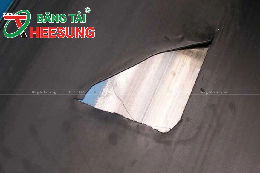 băng tải bị hỏng