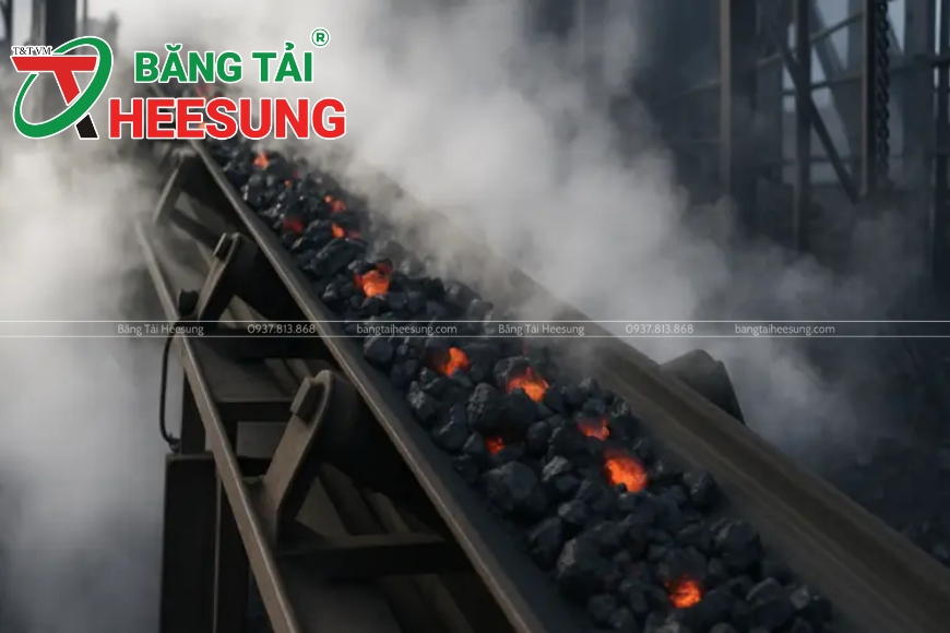 băng tải cao su chịu nhiệt Heesung
