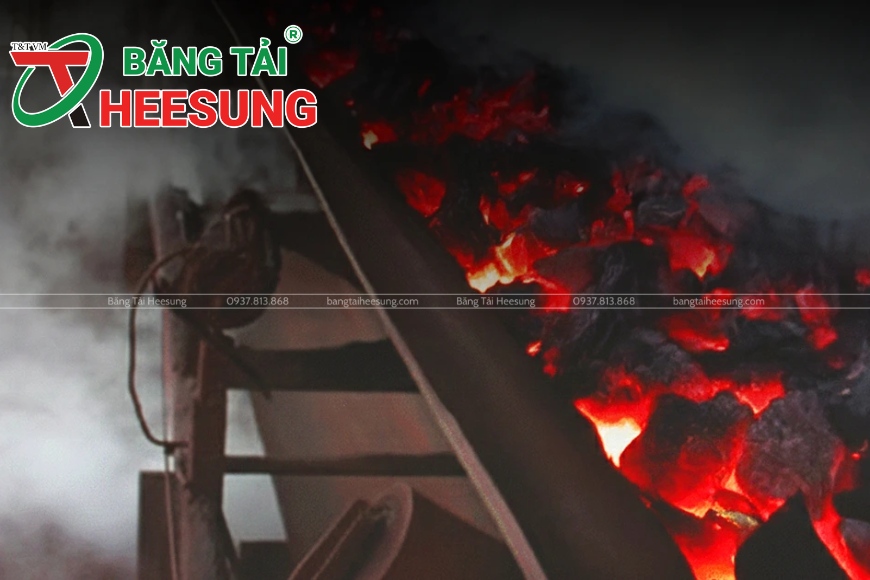 băng tải cao su chịu nhiệt