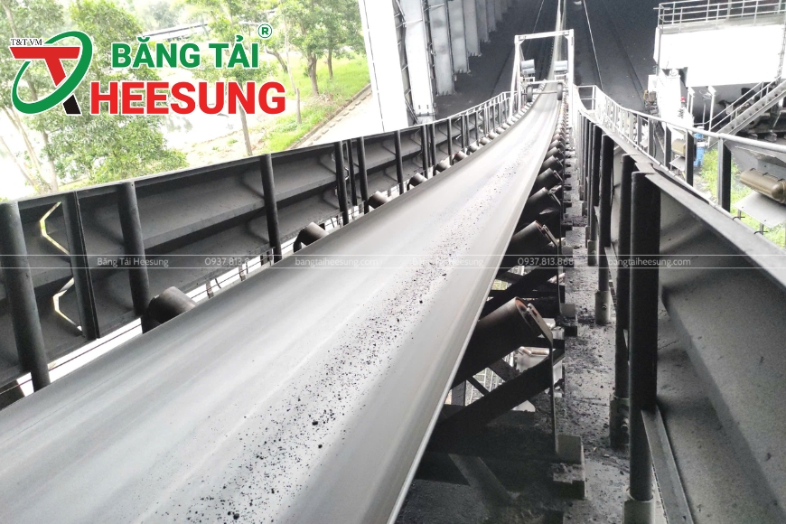 băng tải cao su trơn Heesung