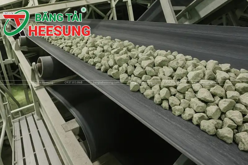 chọn băng tải ngành khai khoáng