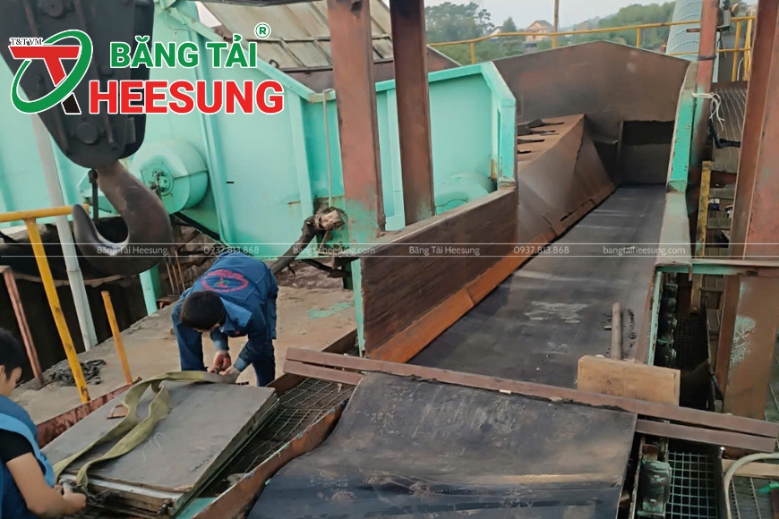kiểm tra dán nối băng tải