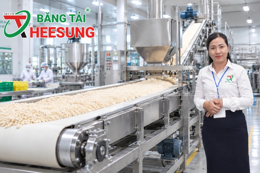 Băng tải cao su trắng
