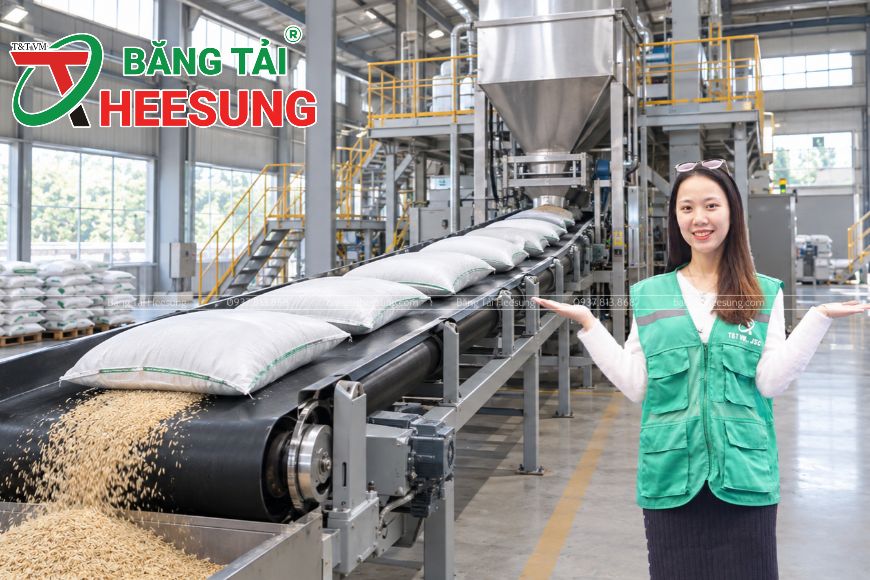 băng tải lúa